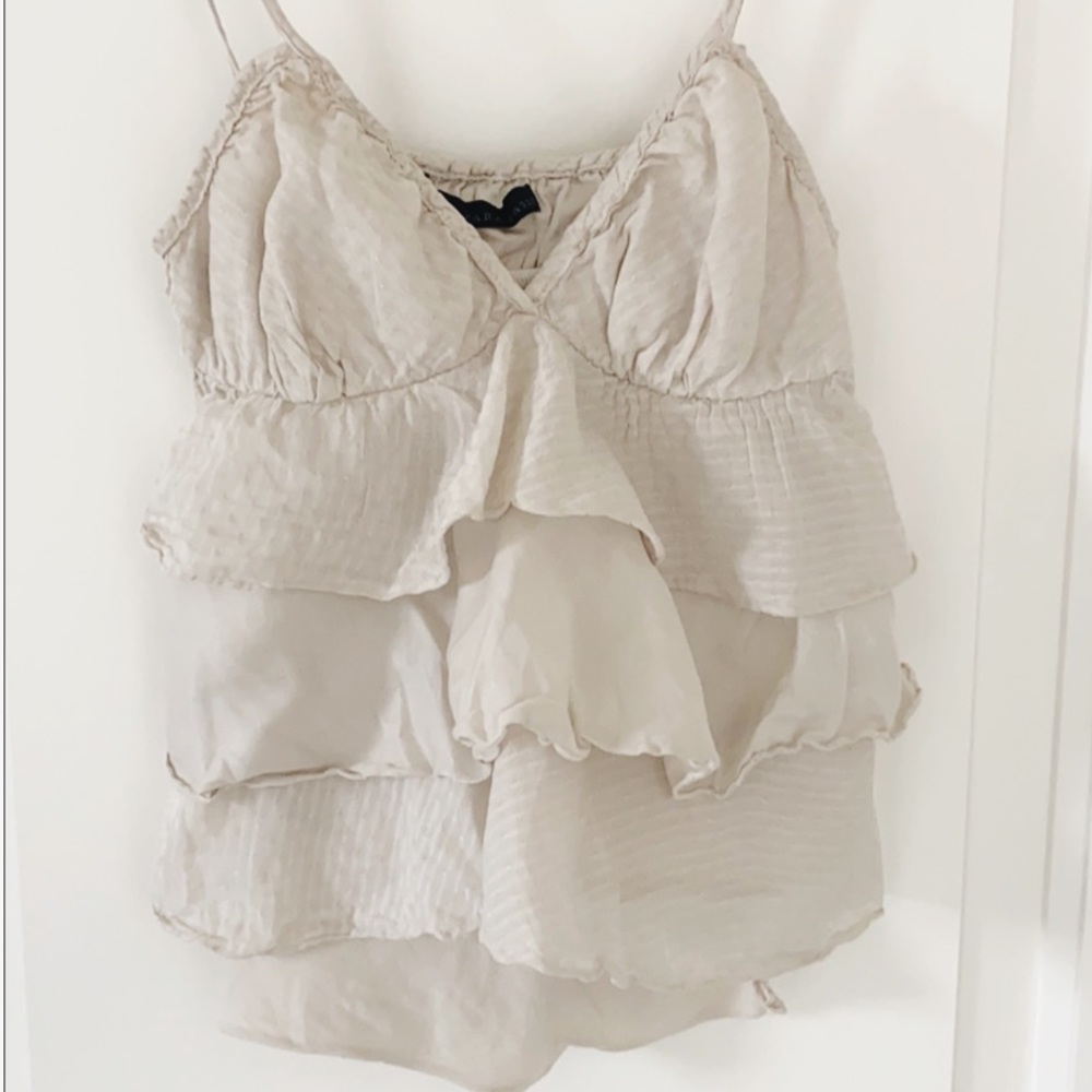 Zara frill tank top